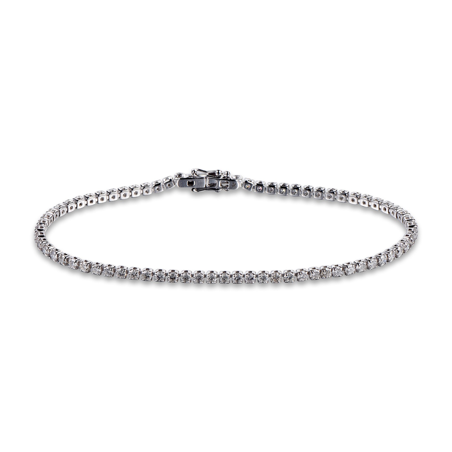 Fashion Silver Hidden-Safety-Clasp Chain-Link Bracelet For Women ,Superb  Blue Zircon Fashion Wedding Jewelry - AliExpress
